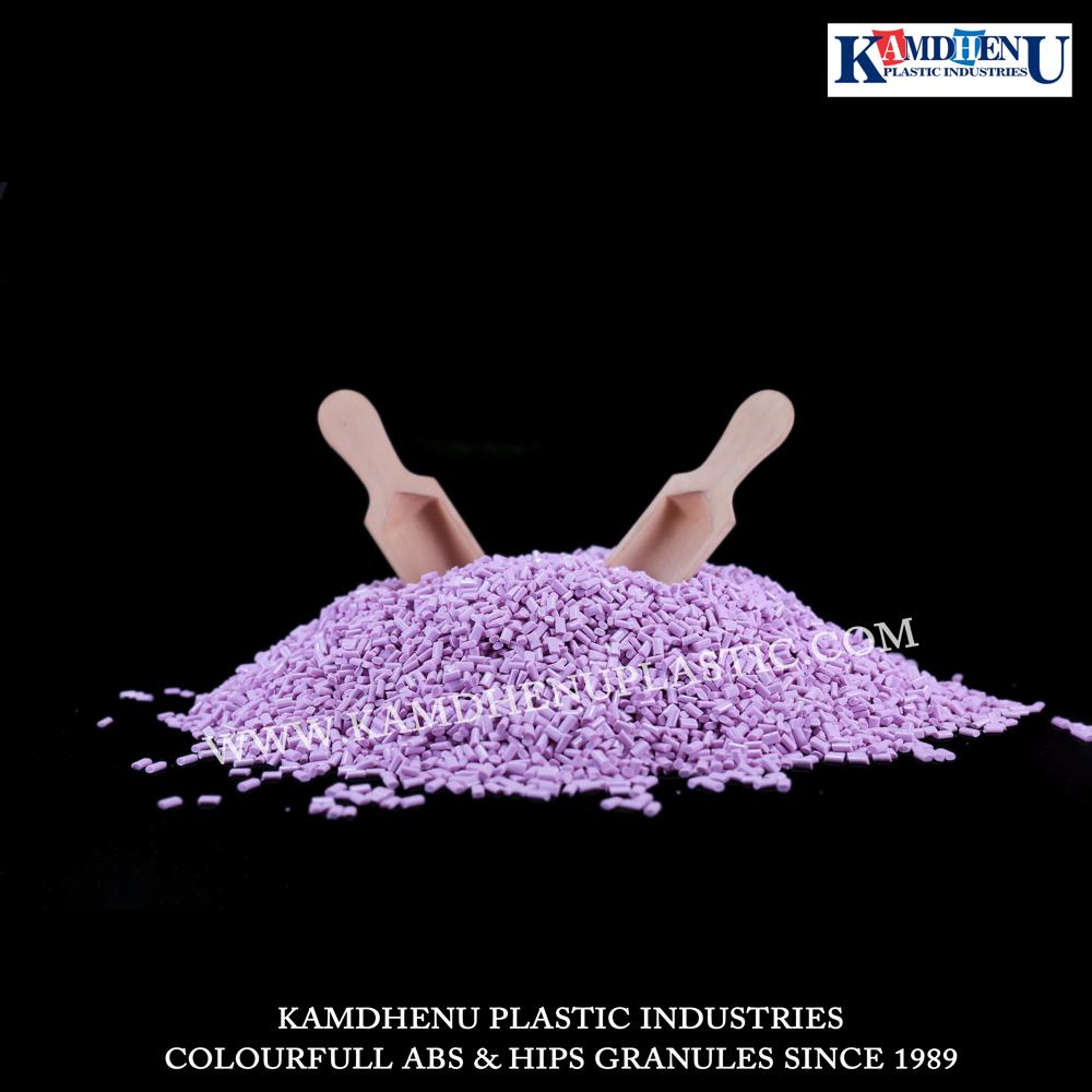 Lavender Purple Pastel Colour Abs Plastic Granules - Color: Different Available