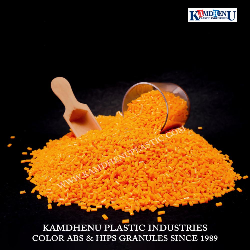 Gm Yellow Color Abs Plastic Granules - Color: Different Available