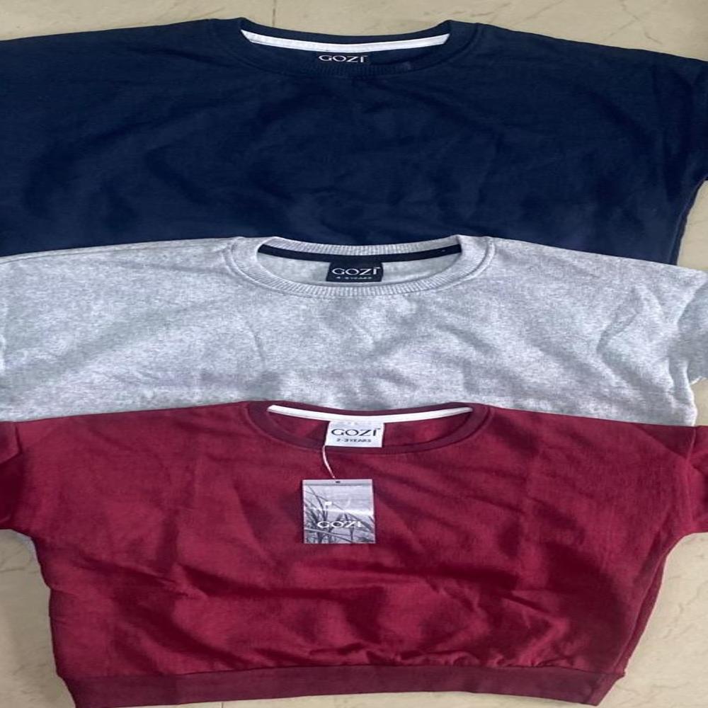 B16383 GOZI Boys Crew Neck Pullover Sweatshirts