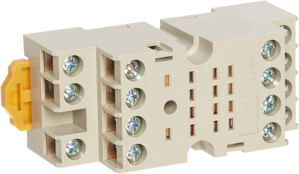 Omron Pyf14a-n Relay Base - Color: Gray
