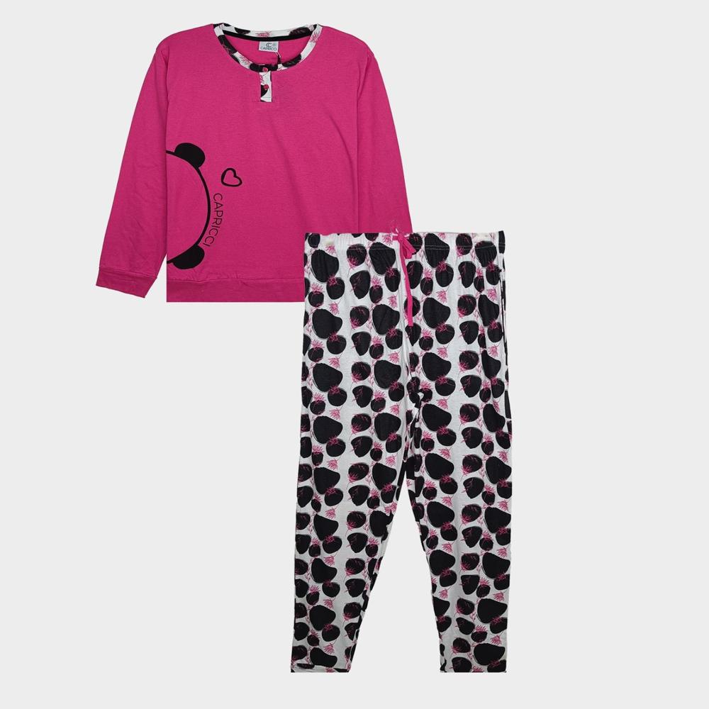 W13282 CAPRICCI Ladies Printed Pyjama Sets