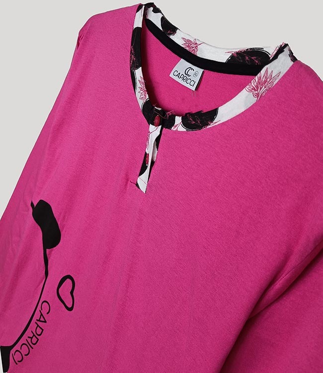 W13282 CAPRICCI Ladies Printed Pyjama Sets