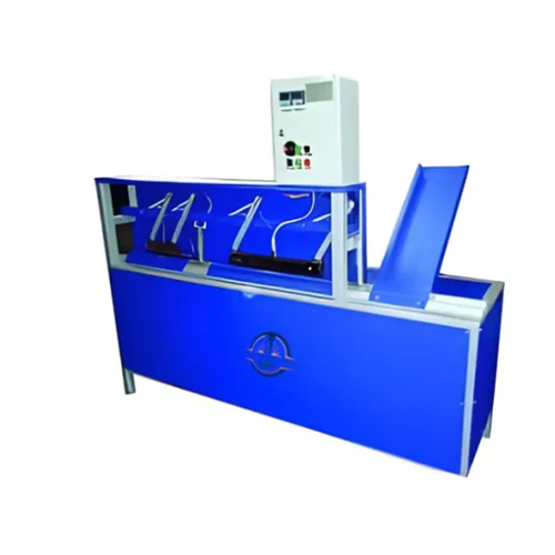 Waste Yarn Bobbin Cutting Machine - Color: Blue