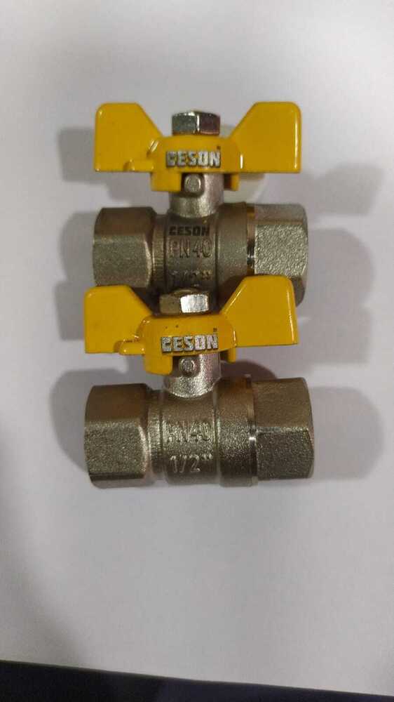 BRASS Butterfly Handel Ball Valve
