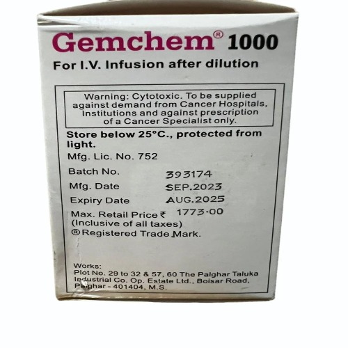 Gemchem 1000 mg Injection