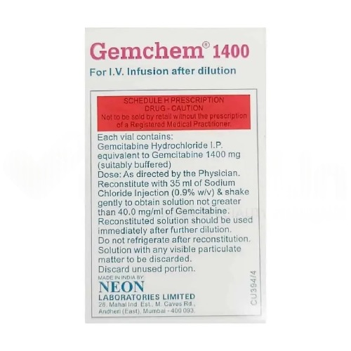 Gemchem 1400 mg Injection