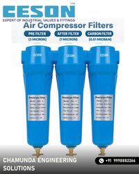 Air Compressor Line Filters - Air Flow Capacity: 60 Cubic Feet Per Minute (ft3/min)