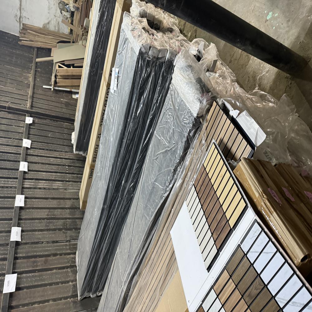 Pvc Fluter Panels 1Ft X 10Ft For Wall And Ceiling Indoor Interiors Decorative Pvc Fluter Panels For Living Room - Color: Multi