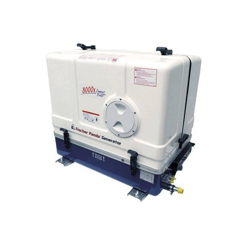 Fischer Panda 8000X Marine Generator Supersilenced 8 Kva - Color: White
