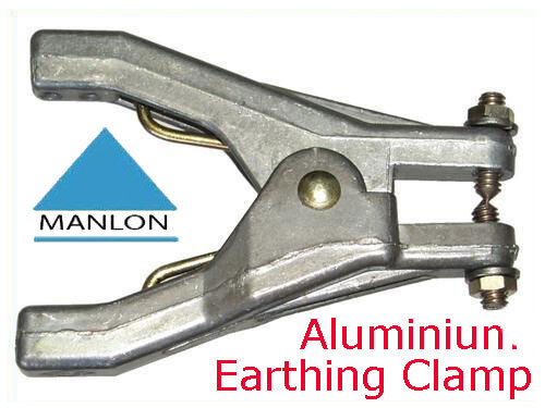 Aluminium Earthing Clamp - Color: Silver
