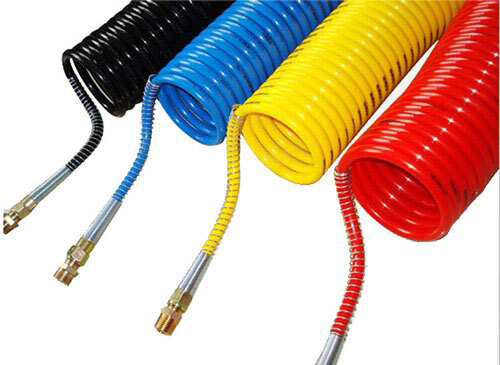 Nylon Coiled Tube - Color: Multicolor