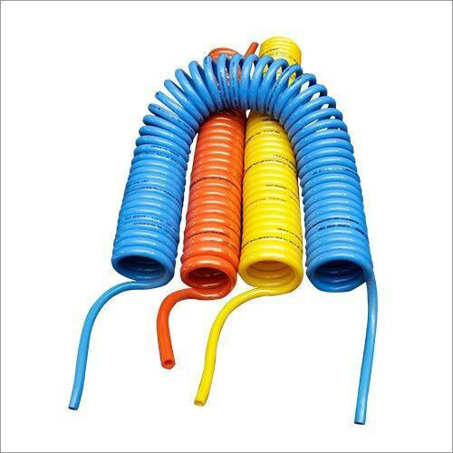 Pu Coil Hose - Color: Multicolor