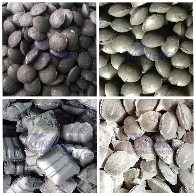 Pillow Shape Carbon Black Iron Powder Briquette Machine