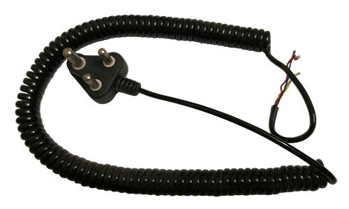 3 Pin Plug Spiral Cable - Features: High Quality