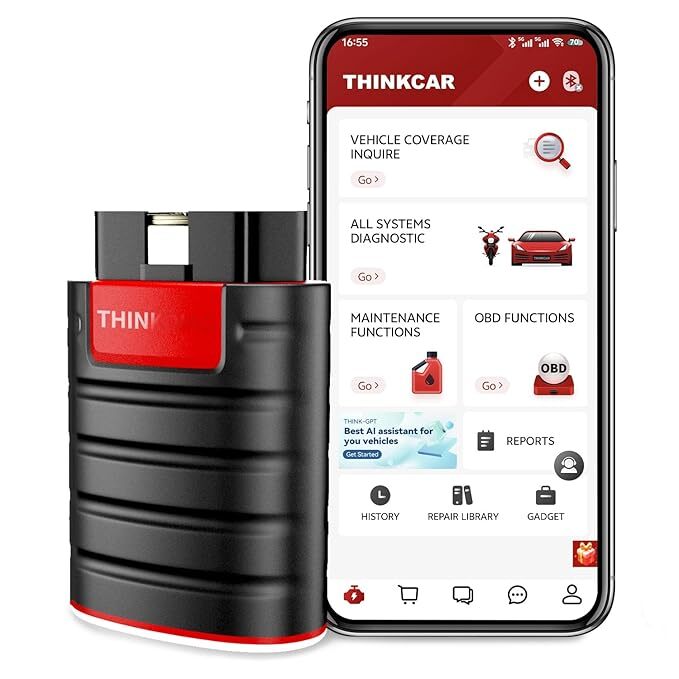 Thinkdiag Obd2 Scanner Bluetooth - Color: Black
