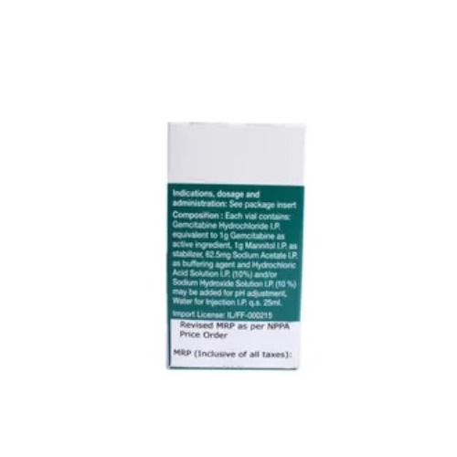 Gemcite 1 Gm Injection - Physical Form: Liquid