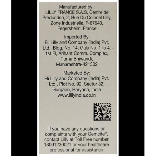 Gemcite 200 mg Injection