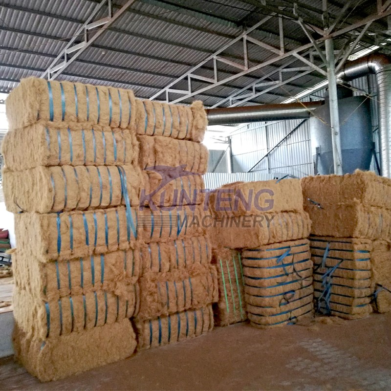 Hydraulic Coconut Palm Jute Fiber Press Baling Machine