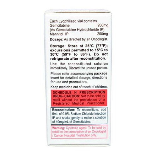 Gemget 200 Mg Injection - Physical Form: Liquid