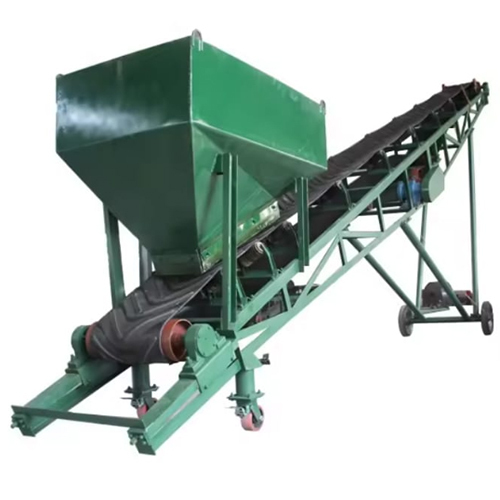 Material Loading Conveyor - Color: Green