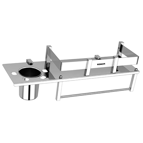 Glossy Finished Bathroom Rack Shelf