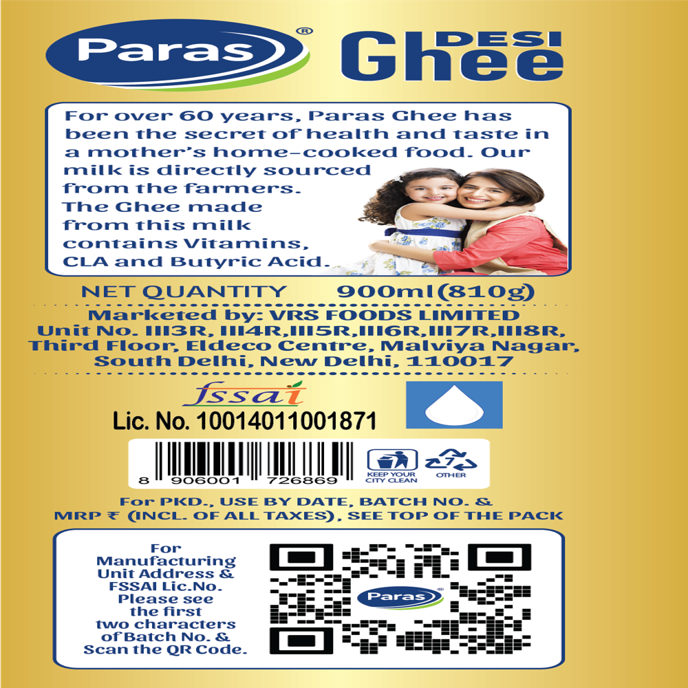 1 Ltr Desi Ghee