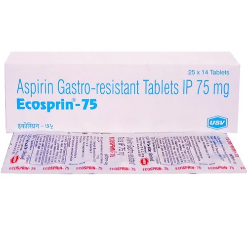  Aspirin 75mg Tablets 
