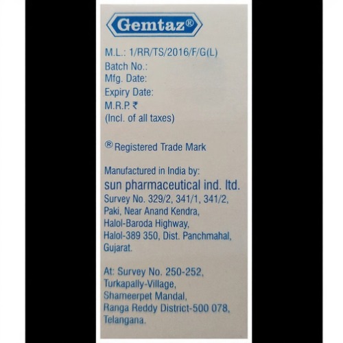 Gemtaz 200 mg Injection
