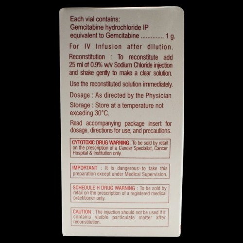 Gemtero 1 gm Injection