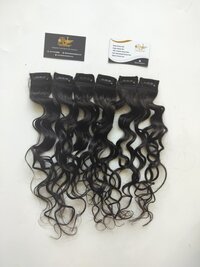 Natural Curly Single Clip In Set
