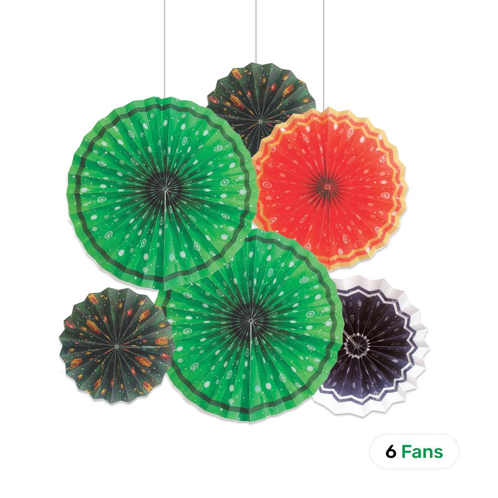 Merry Christmas Paper Fan - RU-CM210