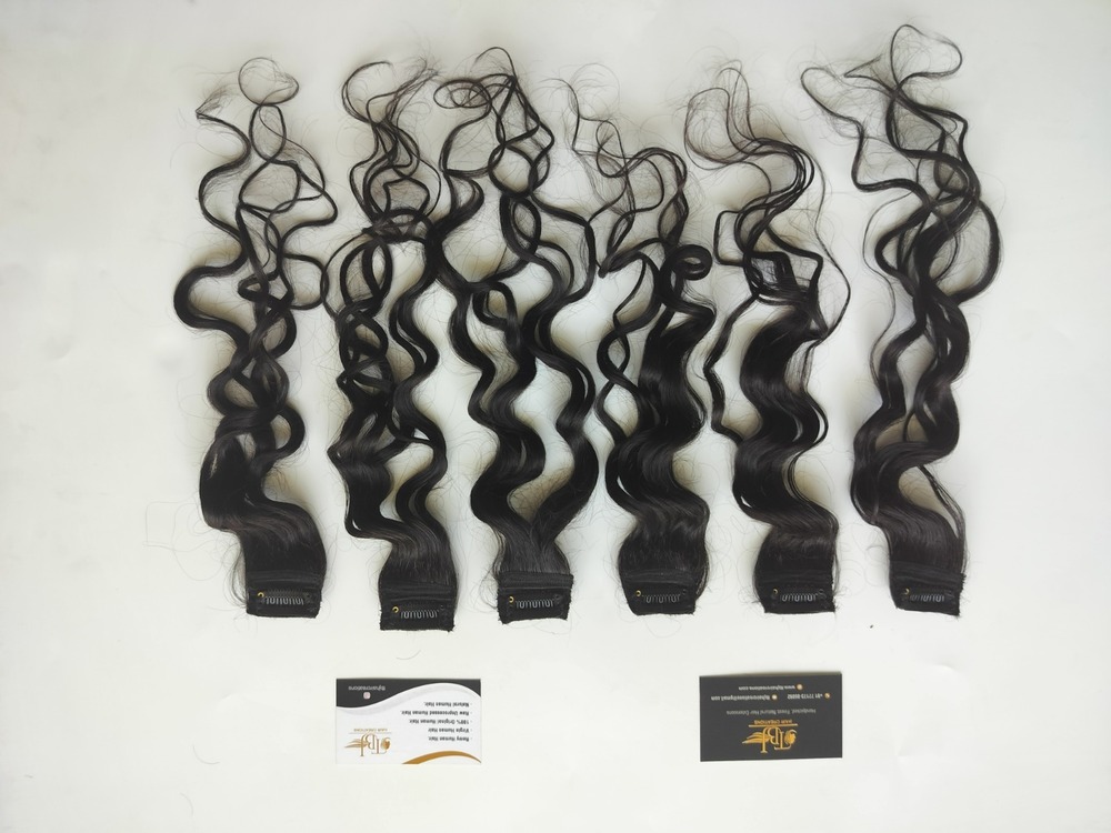 Natural Curly Single Clip In Set