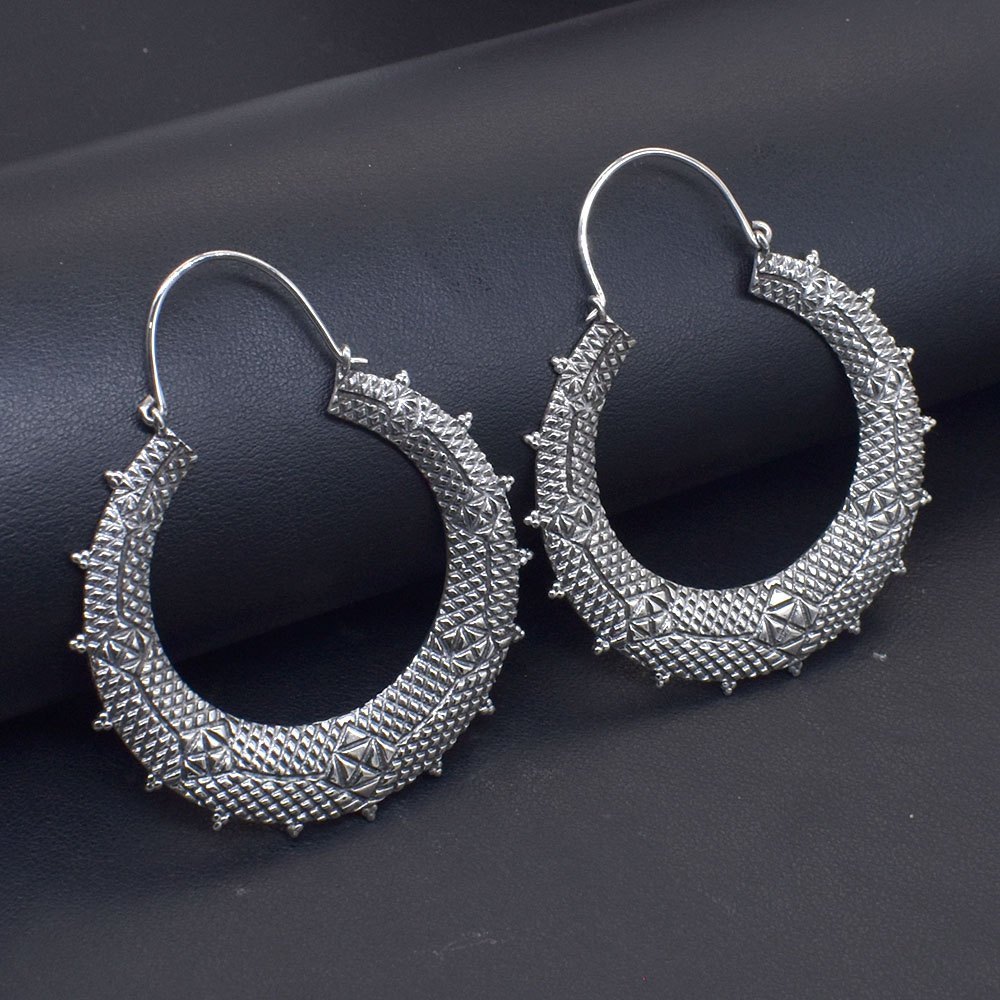 Silver Plated Vintage Fashion Earrings