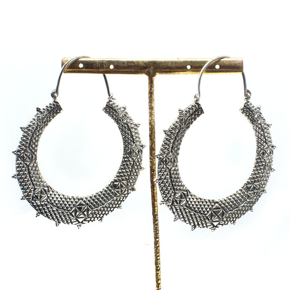 Silver Plated Vintage Fashion Earrings