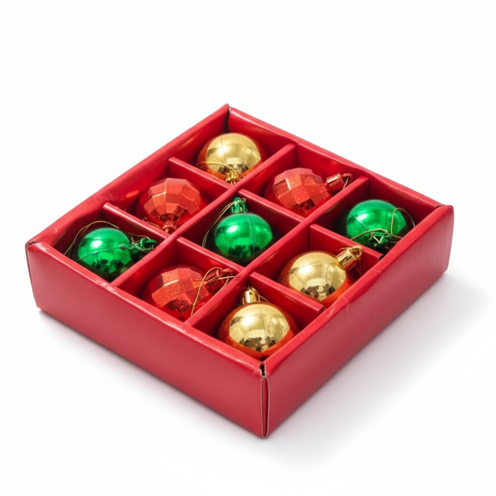 Merry Christmas Plastic Ball Hangler - RU-CM301