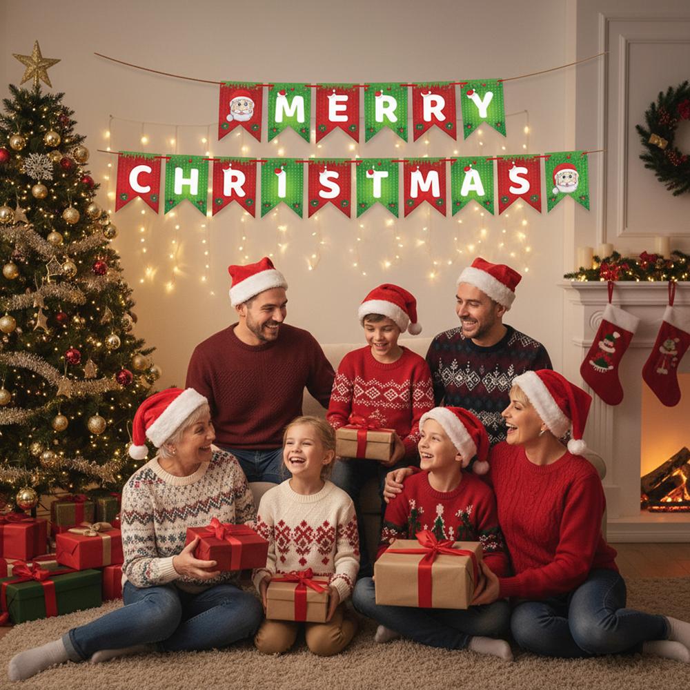 Merry Christmas Santa Banner - RU-CM002