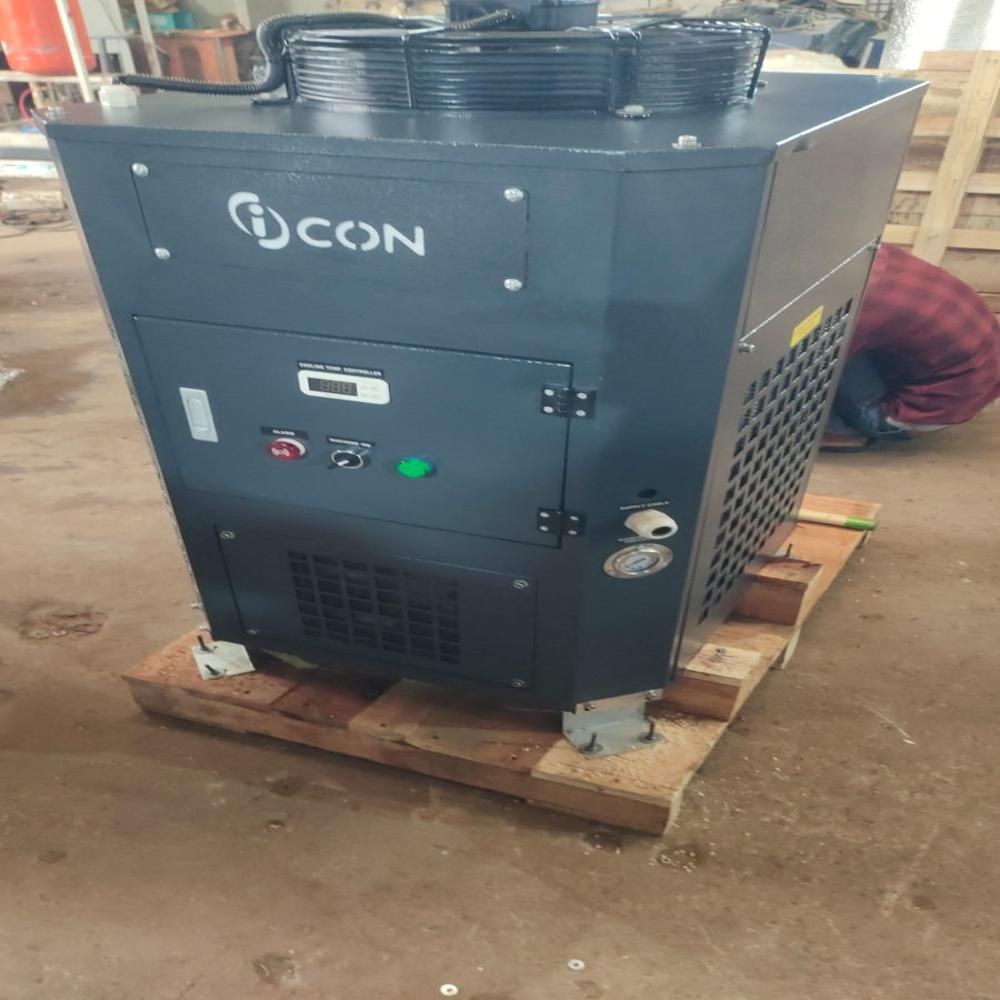 Online Chiller - Copper Metal, 1 Year Warranty | Low Noise Operation, 1000 Lph Water Flowing Rate, .5hp Motor