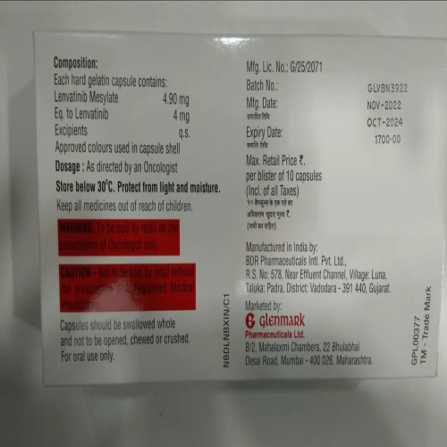 Glenvas 4 mg Capsule