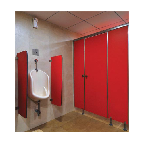 Modular Urinal Partition - Color: Red