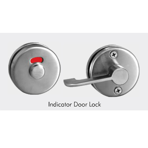 Ss304 Indicator Door Lock - Color: Silver