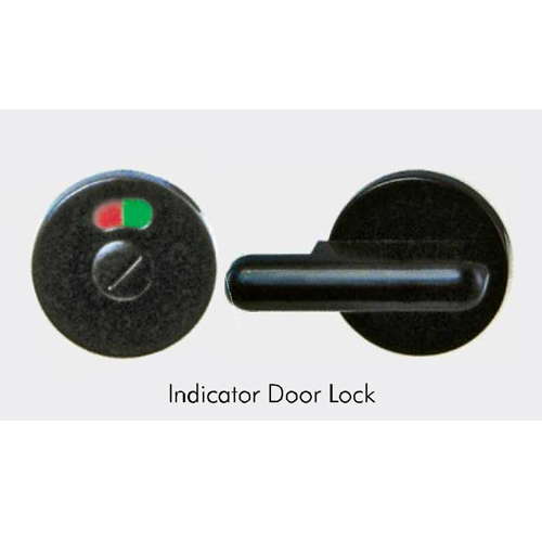 Nylon Indicator Door Lock - Color: Black