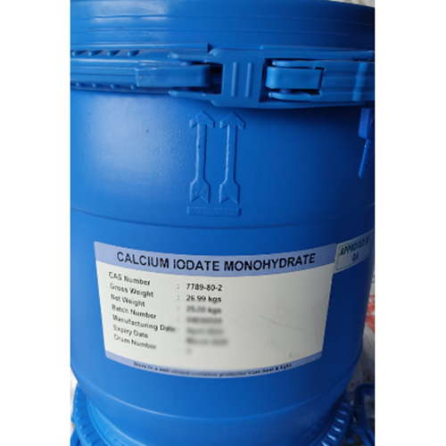 Cas No. 7789-80-2 Calcium Iodate Monohydrate - Grade: Industrial Grade