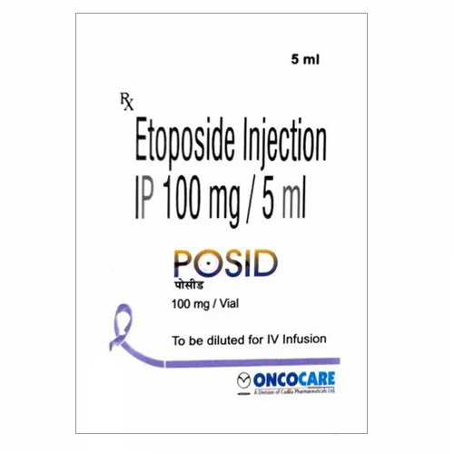 Posid Etoposide 100mg Injection, Cancer Treatment Medicine