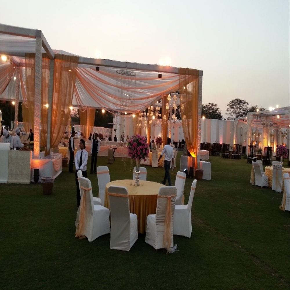 Wedding Tents - Durable Polyester Fabric, Spacious 20x30 Feet, Elegant Ivory White - Weather-resistant, Uv Protection