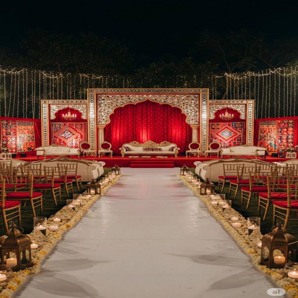 Bollywood Style Wedding Stage