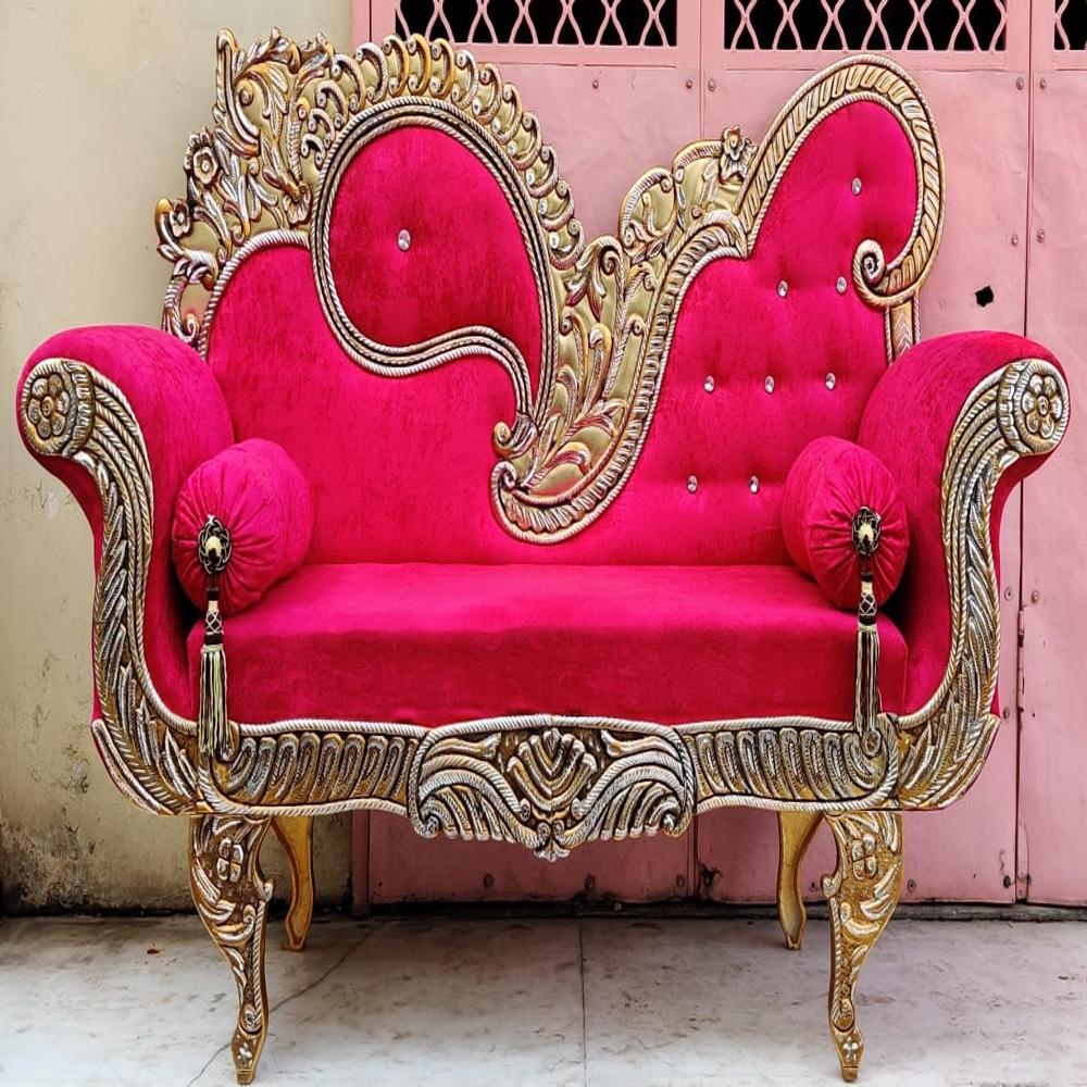 Peacock Couch Carving Wedding Chair