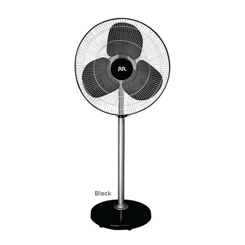 Black Oscillating Farrata Pedestal Fan