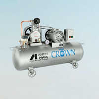 Air Cooled Lubricated Reciprocating Air Compressor - Material: Mild Steel