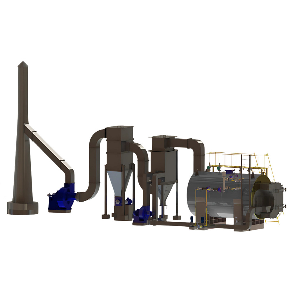 Repac Fired Boiler - Color: Silver Paint Coated