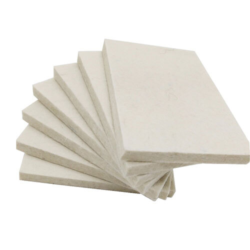 Rectangular Felt Sheets - Color: White